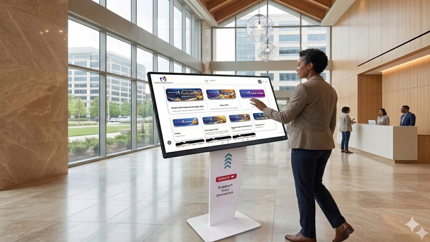 Woman using Extensia TapReady<sup style=